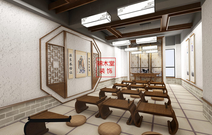 汉唐宝贝国学馆锦木堂装饰方案