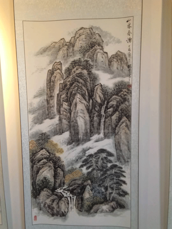 2018年老年大学庆3.8国际妇女节杨冰，蒋安才画展 