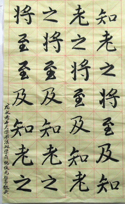 饶俊光书法作品