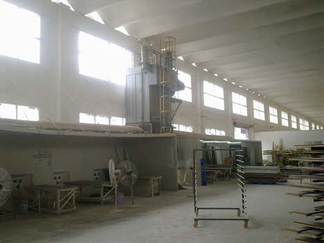 九凤门业打磨房粉尘治理工程