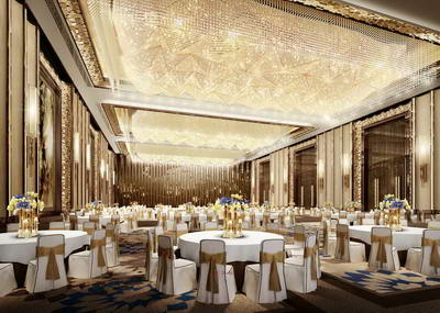 上海宴會廳裝修 酒樓裝潢設計效果圖