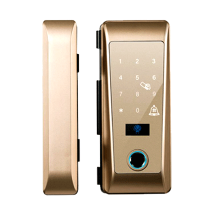 玻璃门专用指纹锁900F半导体