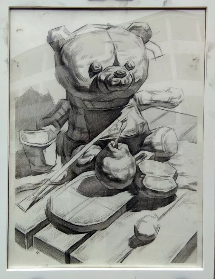 博文中学2017年迎元旦美术汇报展