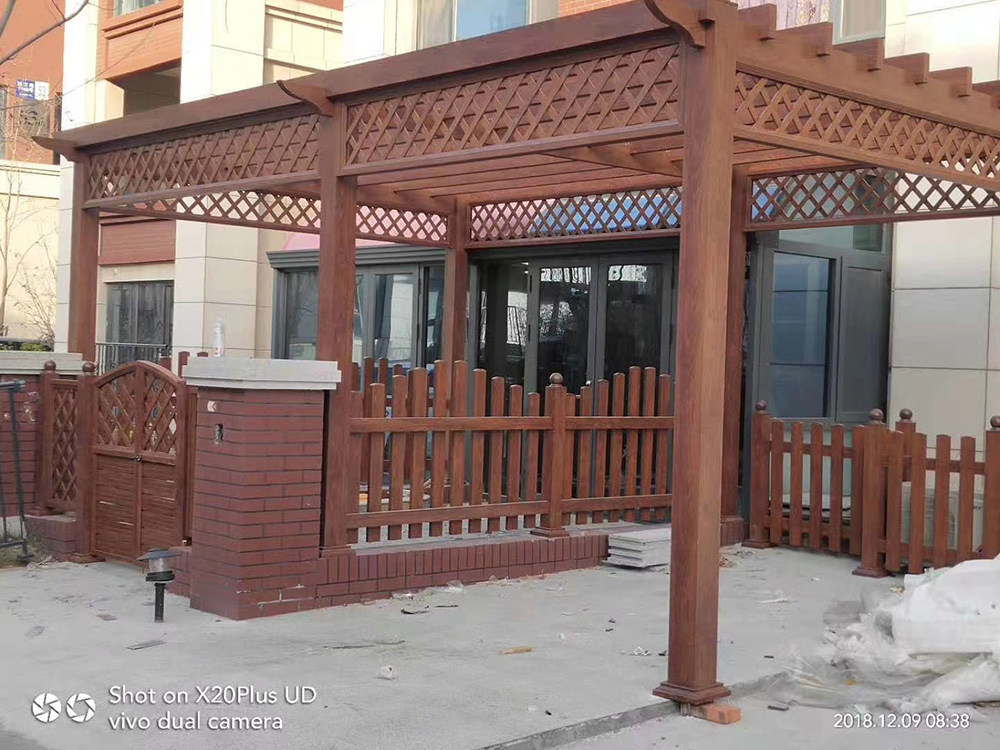 铝合金葡萄架客户作品