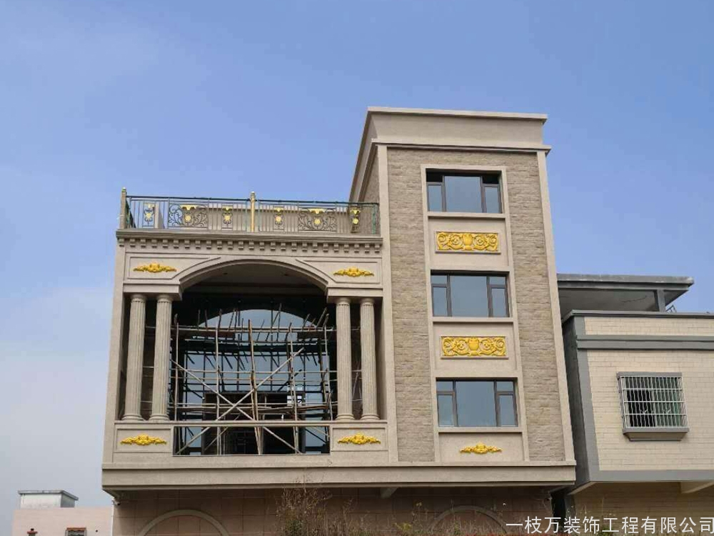 惠州石湾自建房∑外墙油漆翻新施工