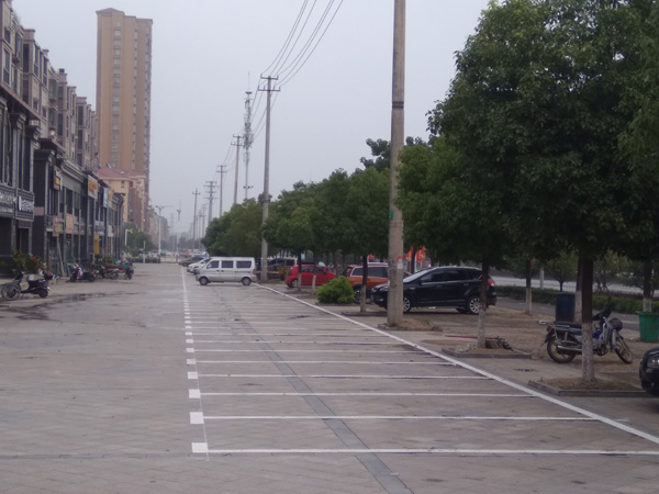 全椒盛世豪庭小區(qū)停車位標(biāo)線