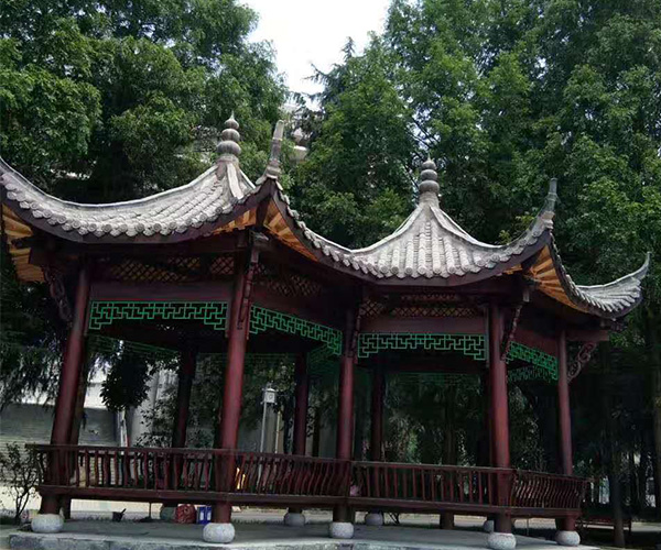 木雕凉亭案例