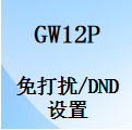 国威GW12P,网络SIP电话,免打扰,DND,设置使用说明