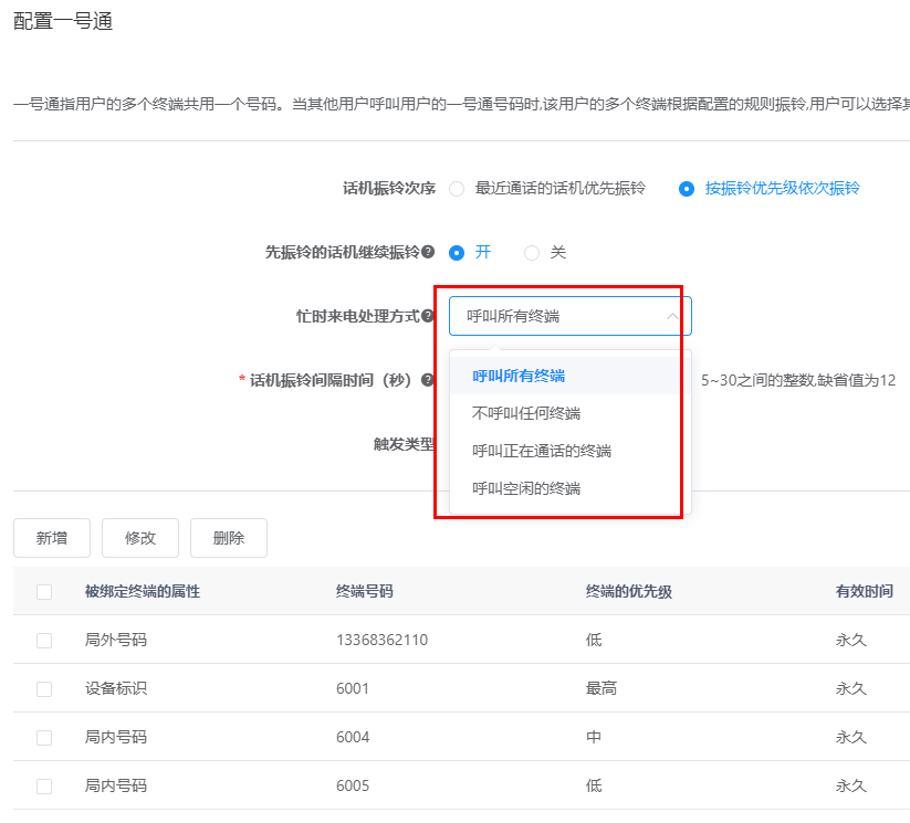 一号通配置图片