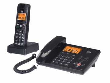 国威GW61数字无绳子母机,无绳电话机,黑色