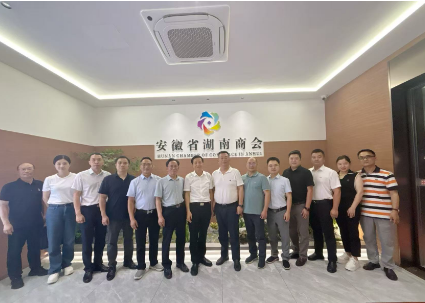 湖南省人大调研组走访安徽湖南商会