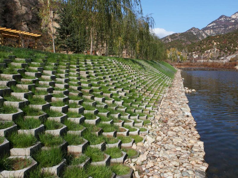 坡改平生态护坡砖工程案例