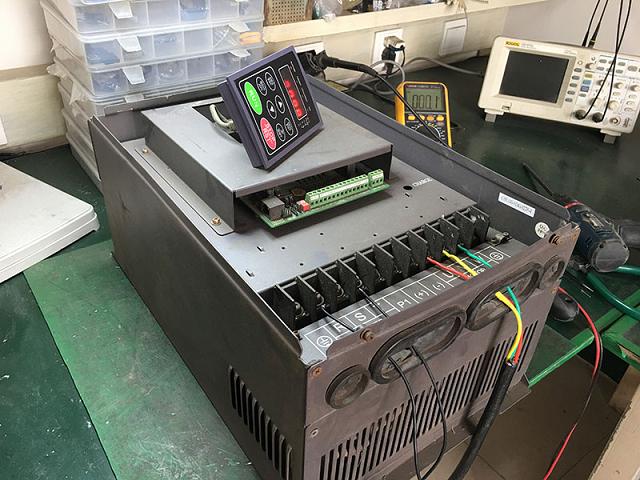 英威腾变频器维修测试中