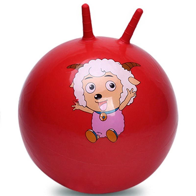 儿童卡通羊角球跳跳球20寸-体育运动系列-在线商城-深圳伟杰文体用品