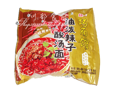 统一油泼辣子酸汤面